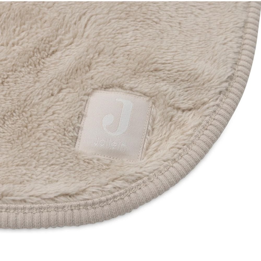 Jollein. Blanket / Κουβέρτα 100x150cm Basic Jersey/Sherpa - Warm Sand - Image 4