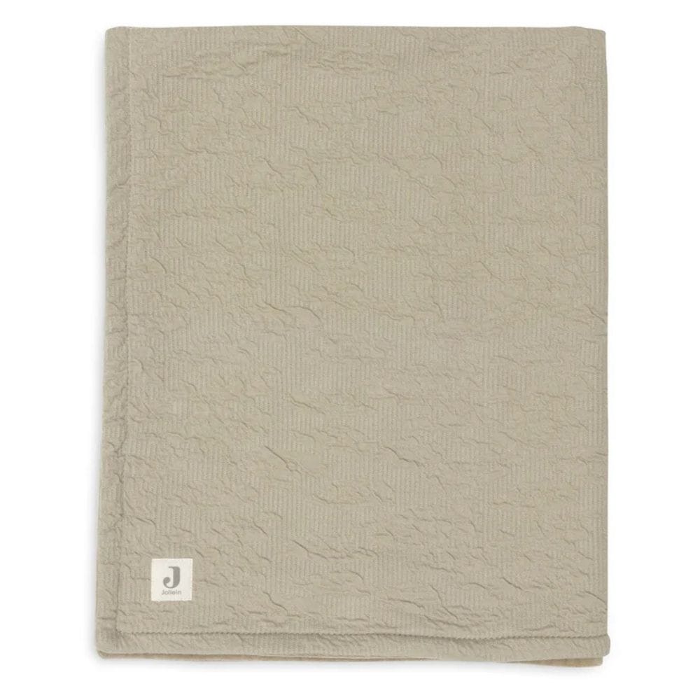 Ollie bebe Blanket Cradle 75x100cm Soft Waves - Olive Green