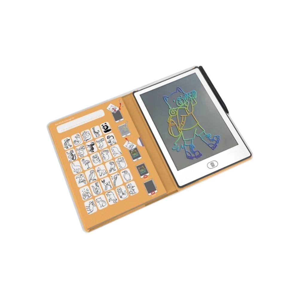 KIDYWOLF: Tablet ζωγραφικής με οθόνη LCD (30 κάρτες)- Animals - Image 11