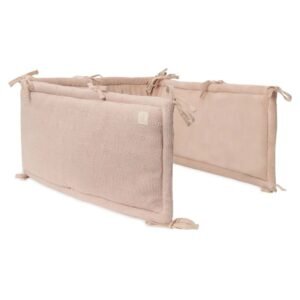 Ollie bebe Jollein. Playpen bumper / προστατευτικό κρεβατιού 180x30cm Cosy Knit - Wild Rose
