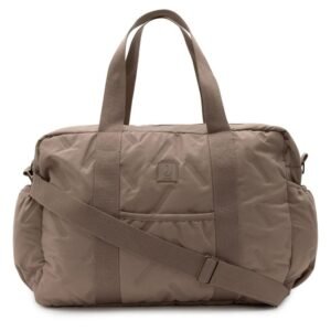 Ollie bebe Jollein. Diaper Bag Embossed Lily / Τσάντα πάνας - Milky Coffee
