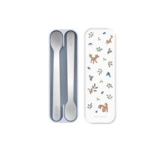 Ollie bebe LITTLE DUTCH. Σετ 2 κουταλάκια φαγητού Mio Forest Friends