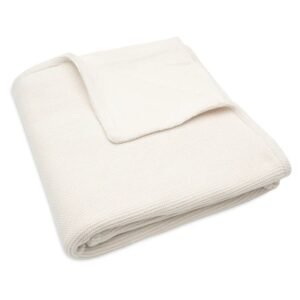 Jollein. Blanket / Κουβέρτα 100x150cm Basic Knit - Ivory-Coral /Fleece