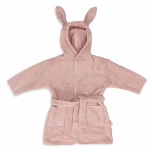 Jollein. Baby Bathrobe / Παιδικό Μπουρνούζι Πετσετέ με Κουκούλα (12–24 μηνών) - Wild Rose