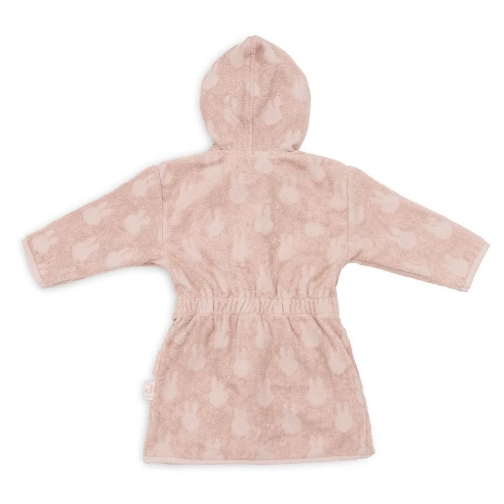 Jollein. Bathrobe Terry / Παιδικό Μπουρνούζι Πετσετέ (12–24 μηνών) - Miffy Jacquard - Wild rose - Image 5