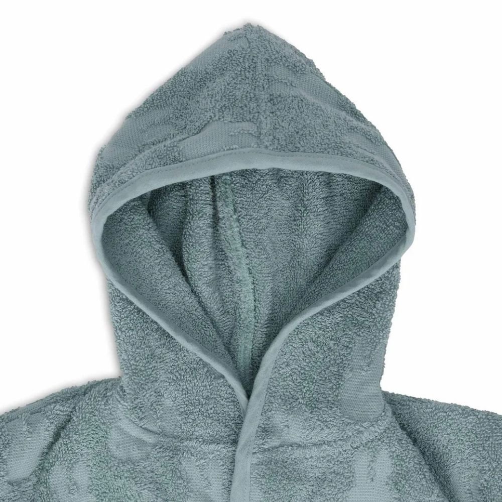 Jollein. Bathrobe Terry / Παιδικό Μπουρνούζι Πετσετέ (12–24 μηνών) - Miffy Jacquard -Sea Green - Image 6