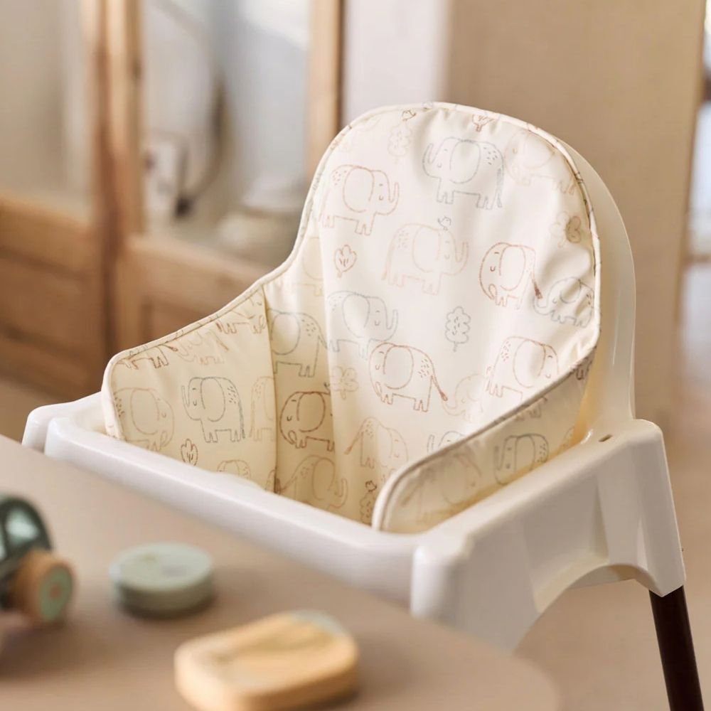 Jollein. Highchair Insert Cushion / Μαξιλάρι Καρεκλάκι Φαγητού - Elephant Tales - Image 2