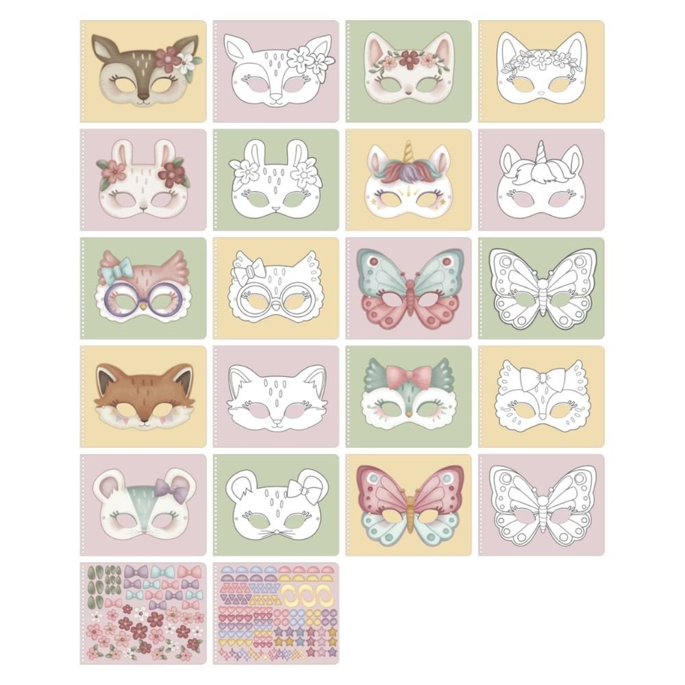 LITTLE DUTCH. Βιβλίο κατασκευών με παιδικό ψαλίδι Rosa - Image 3