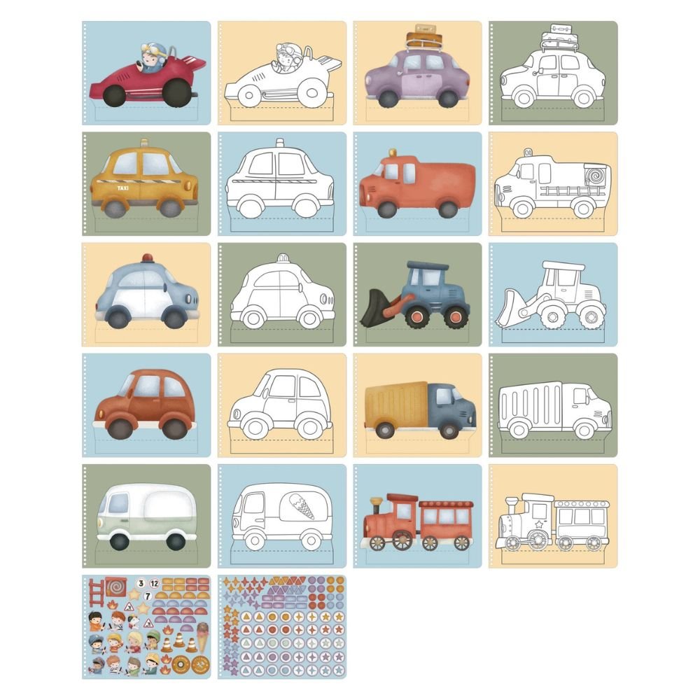 LITTLE DUTCH. Βιβλίο κατασκευών με παιδικό ψαλίδι Jim - Image 3