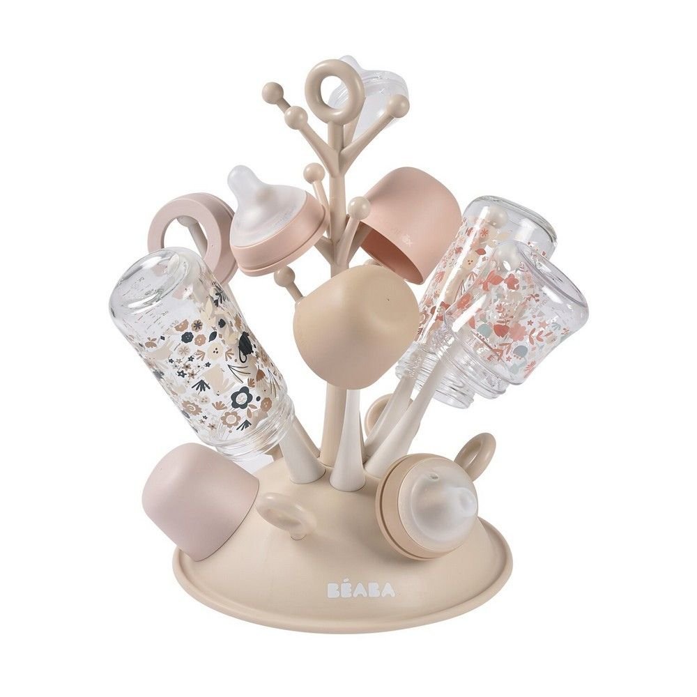 BEABA Bottle Draining Rack - Clay - Image 3