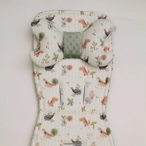 Ollie bebe Baby blue Dinos Κάλυμμα Καροτσιού