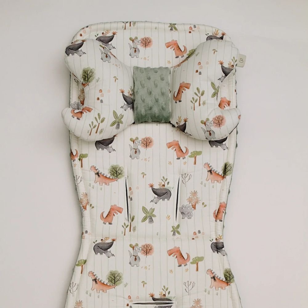 Ollie bebe Baby blue Dinos Κάλυμμα Καροτσιού