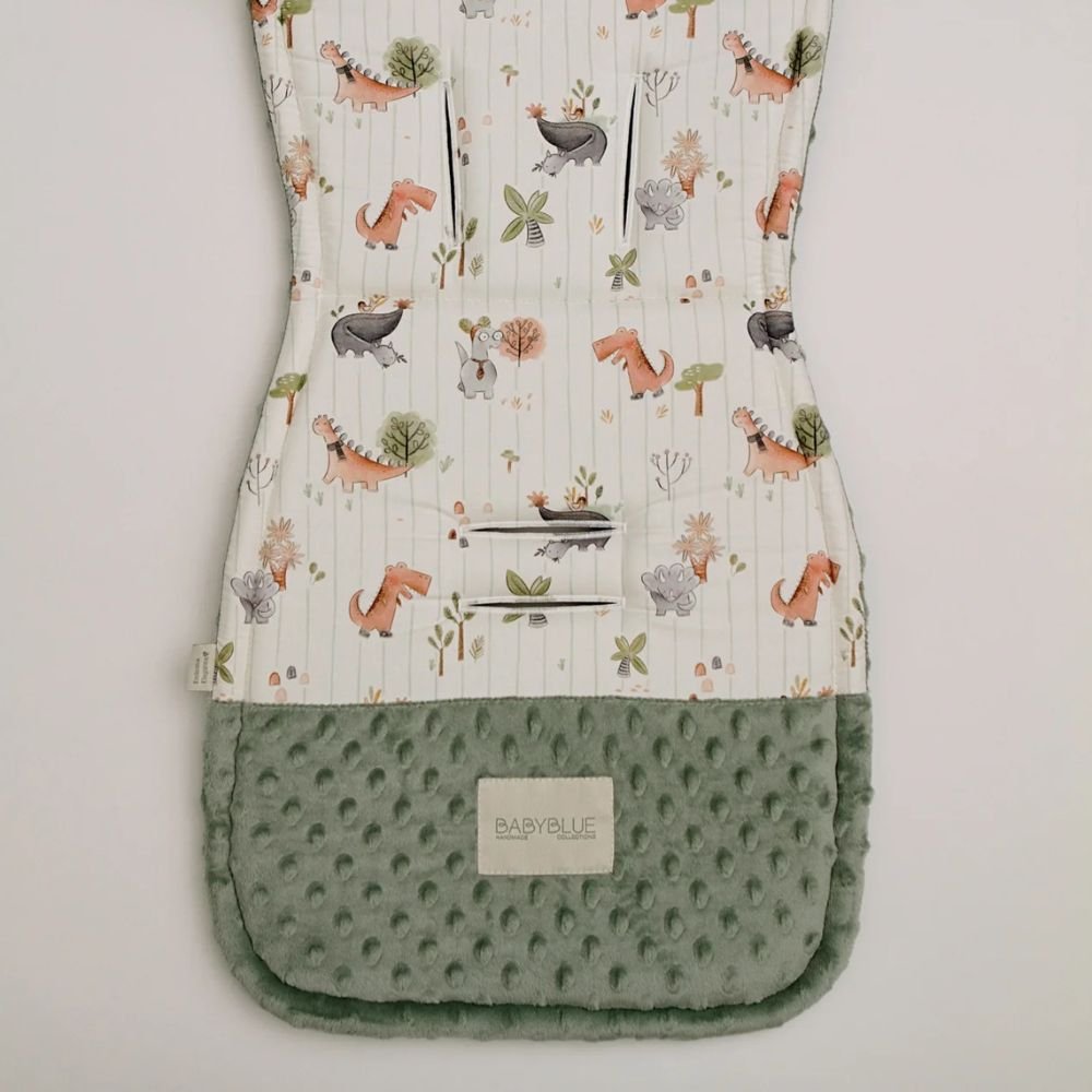 Baby blue. Κάλυμμα Καροτσιού - Dino - Image 3