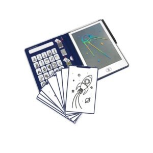 Ollie bebe KIDYWOLF: Tablet ζωγραφικής με οθόνη LCD (30 κάρτες)- Galaxy