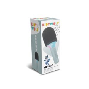 Ollie bebe KIDYWOLF: Μικρόφωνο Karaoke επαναφορτιζόμενο με φως & bluetooth- Επιλέξτε χρώμα