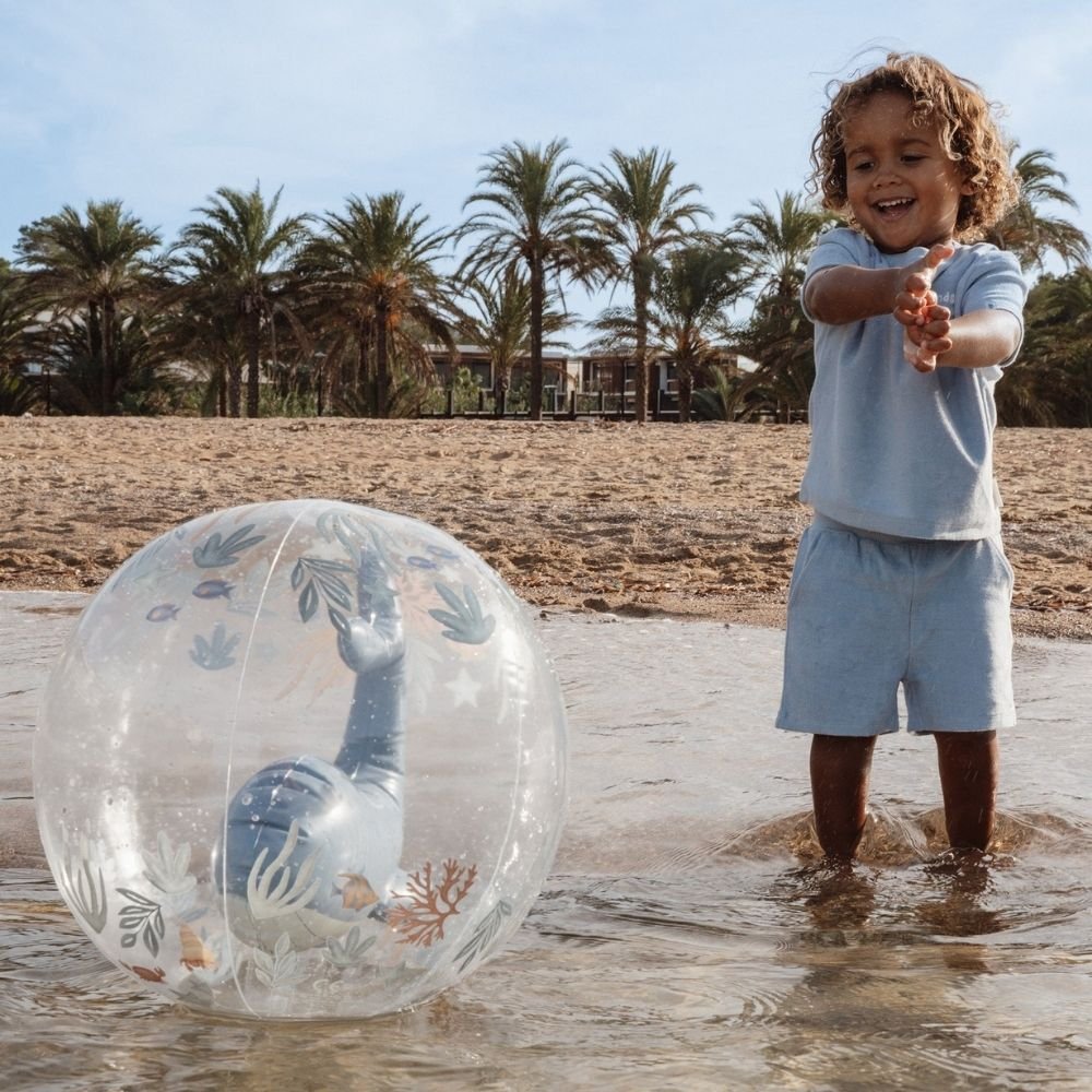 LITTLE DUTCH. Μπάλα παραλίας 3D Ocean World Μπλε - Image 5