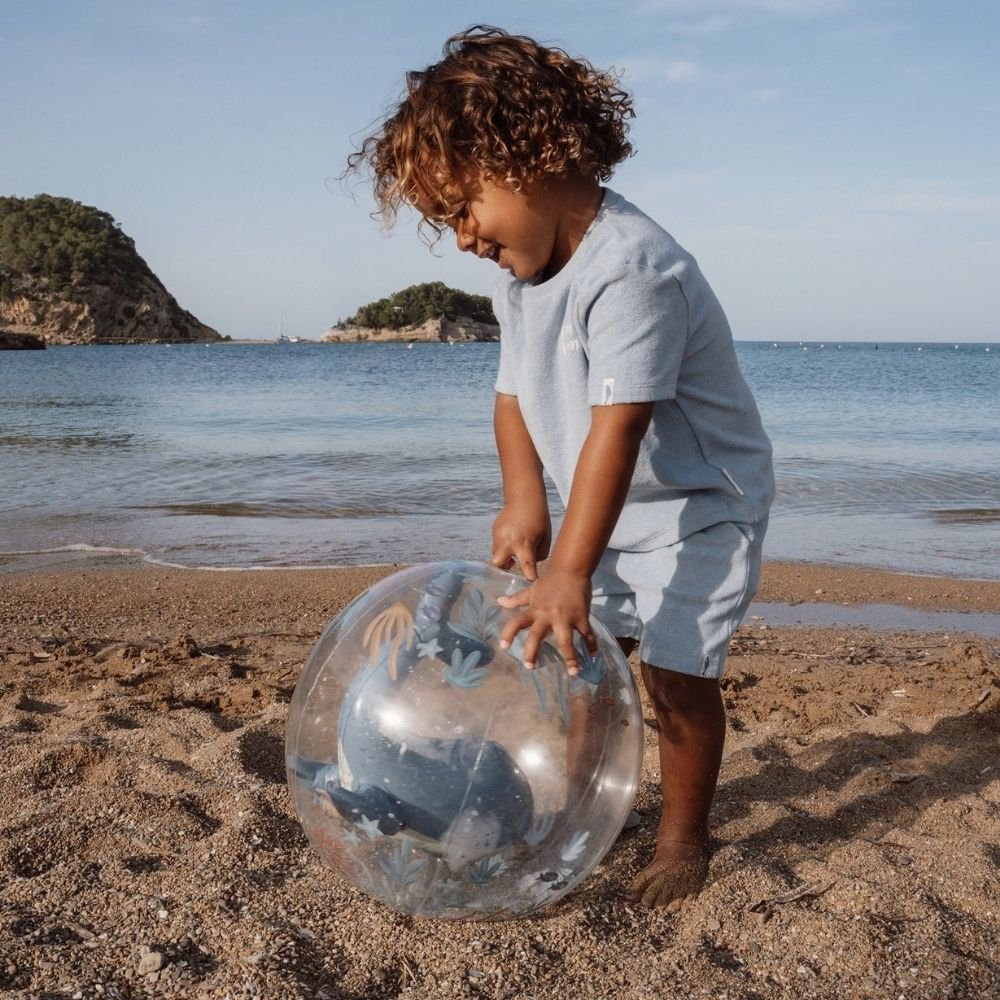 LITTLE DUTCH. Μπάλα παραλίας 3D Ocean World Μπλε - Image 3