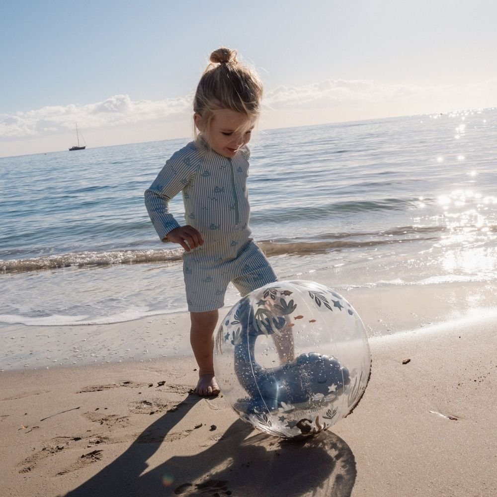 LITTLE DUTCH. Μπάλα παραλίας 3D Ocean World Μπλε - Image 2