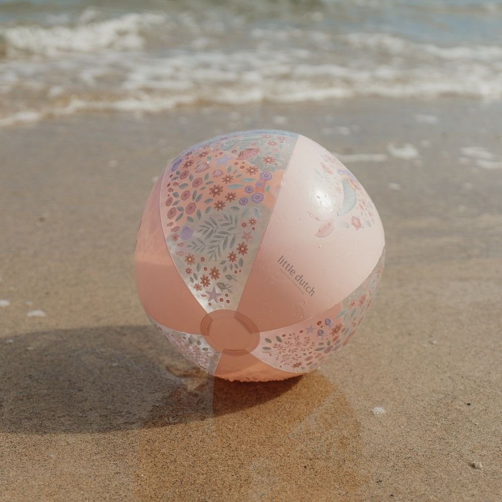 LITTLE DUTCH. Μπάλα παραλίας Dreamy Mermaid Ροζ (35 εκ.) - Image 8