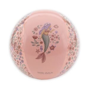 Ollie bebe LITTLE DUTCH. Μπάλα παραλίας Dreamy Mermaid Ροζ (35 εκ.)