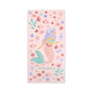 Ollie bebe LITTLE DUTCH. Πετσέτα θαλάσσης Dreamy Mermaid Multicolour - 60x120