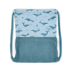 Ollie bebe LITTLE DUTCH. Σακίδιο-τσάντα παραλίας Ocean Splash - One size
