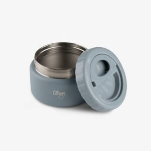 Ollie bebe CITRON Insulated Food Jar 250ml - Dusty Blue