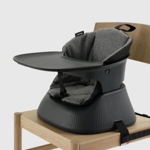 Ollie bebe Hannie Φορητό Κάθισμα Φαγητού / The Portable High Chair - Μαύρο Ανθρακί / Charcoal Black