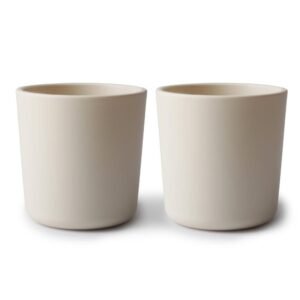 Mushie Cups | Πλαστικό Ποτήρια - Ivory