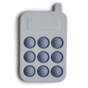 Mushie Phone Press Toy – Blush | Παιχνίδι Τηλεφώνου - Blue