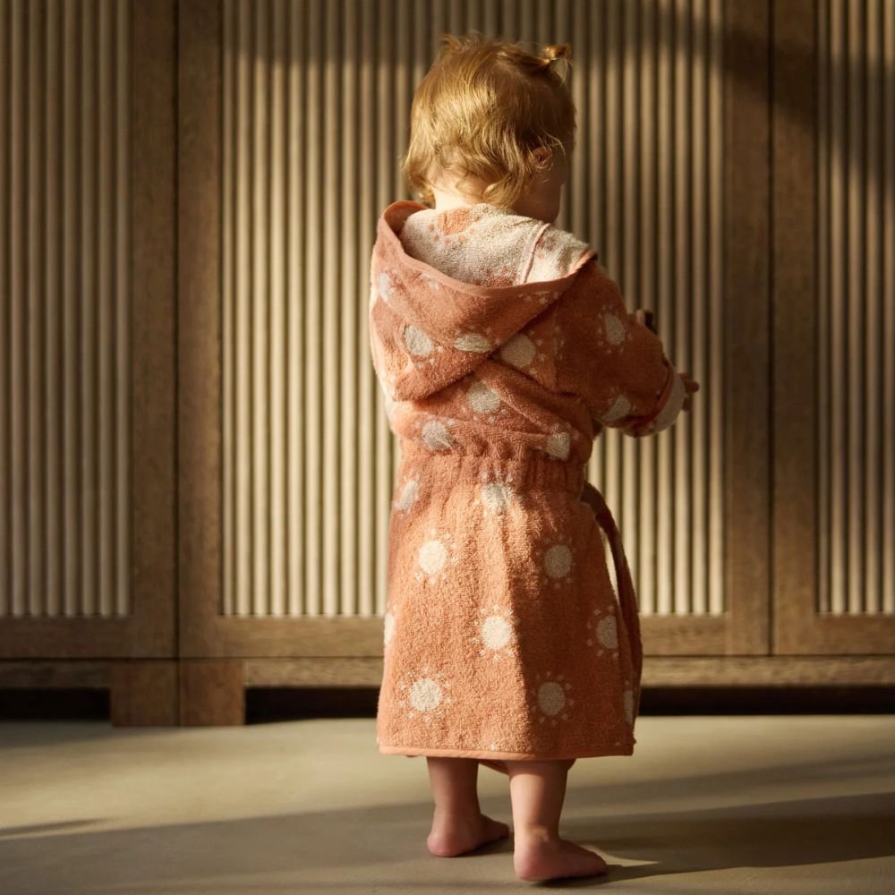 Jollein. Bathrobe Terry / Παιδικό Μπουρνούζι Πετσετέ (12–24 μηνών) - Jacquard Sun - Image 3