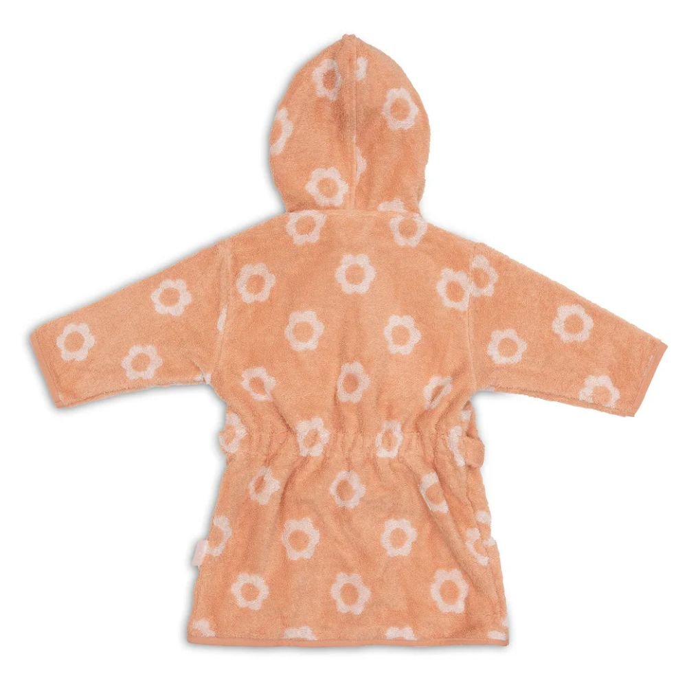 Jollein. Bathrobe Terry / Παιδικό Μπουρνούζι Πετσετέ (12–24 μηνών) - Jacquard Flower - Image 5