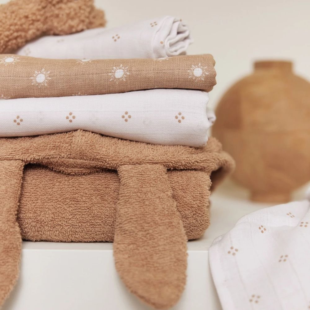 Jollein. Bath Poncho / Παιδικό Ποντσό Πετσετέ - Terry - Biscuit - Image 4