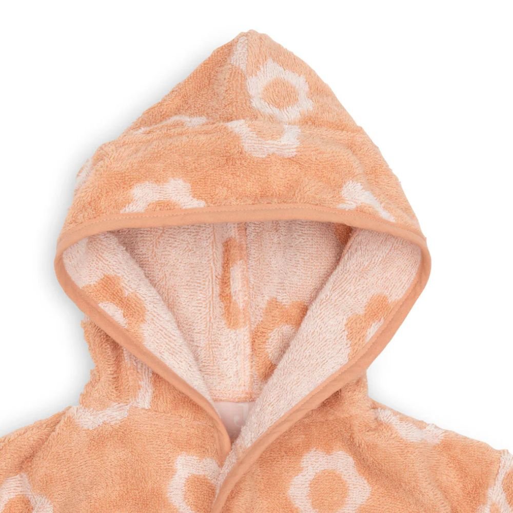 Jollein. Bathrobe Terry / Παιδικό Μπουρνούζι Πετσετέ (12–24 μηνών) - Jacquard Flower - Image 6