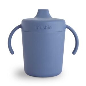 Mushie Trainer Sippy Cup – Sage | Εκπαιδευτικό Ποτηράκι – Twilight Blue