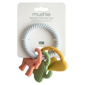 Mushie Teething Ring – Nature | Μασητικό Οδοντοφυΐας - Western