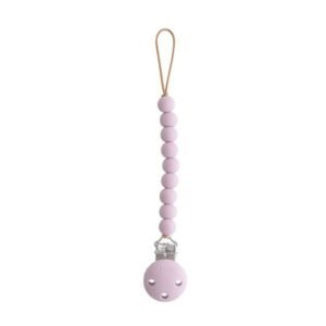 Mushie Pacifier Clip | Κλιπ για Πιπίλες Σιλικόνης - Soft Lilac