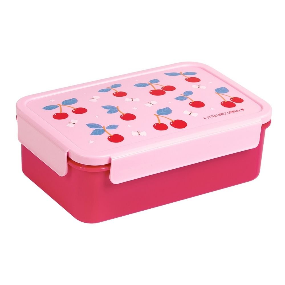 A little lovely company: Δοχείο φαγητού Bento με χωρίσματα- 1,2 L- Cherries - Image 4