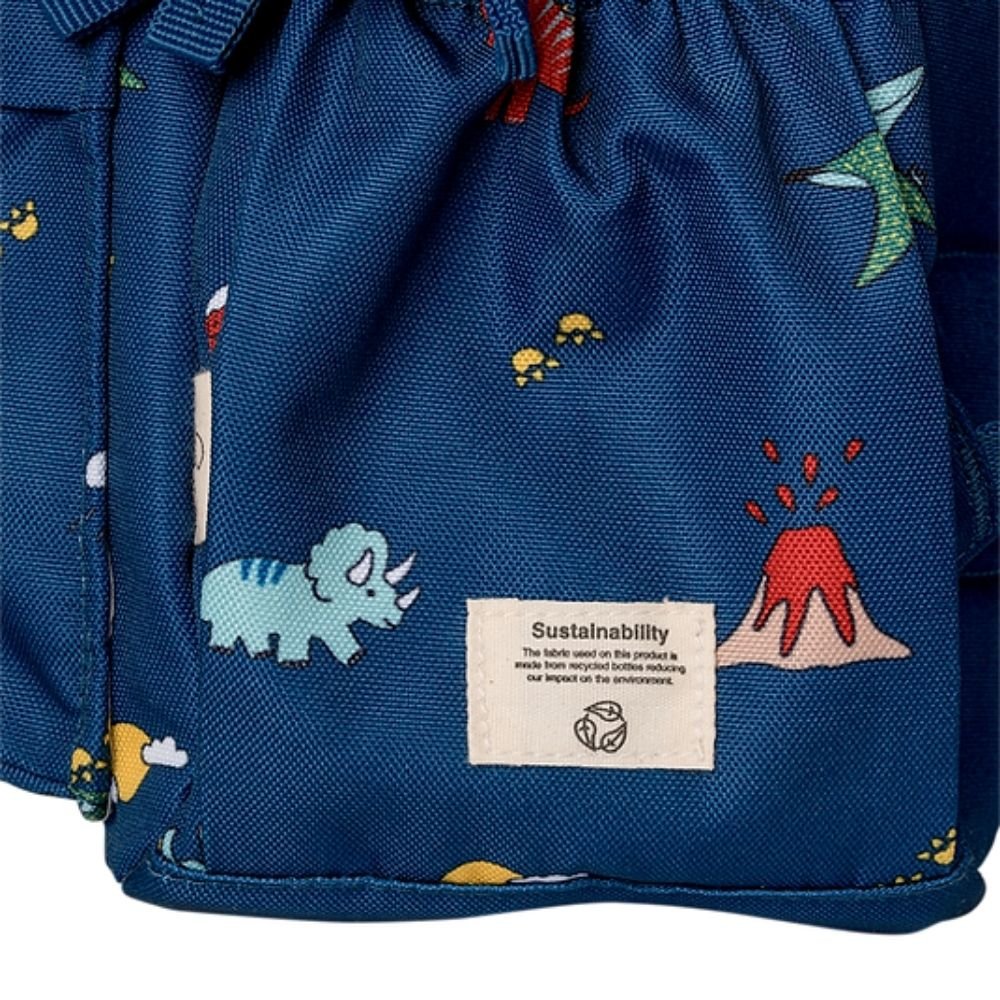 Citron Backpack / Τσάντα Πλάτης 24 × 33 – Blue Dino - Image 6