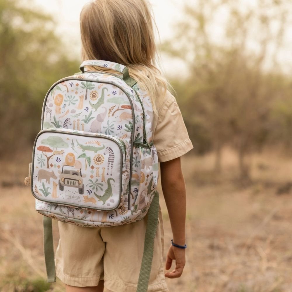 LITTLE DUTCH. Σακίδιο πλάτης μεγάλο Safari Friends - Image 2