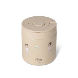 37 Ollie bebe CITRON Insulated Food Jar 350ml - Ballerina