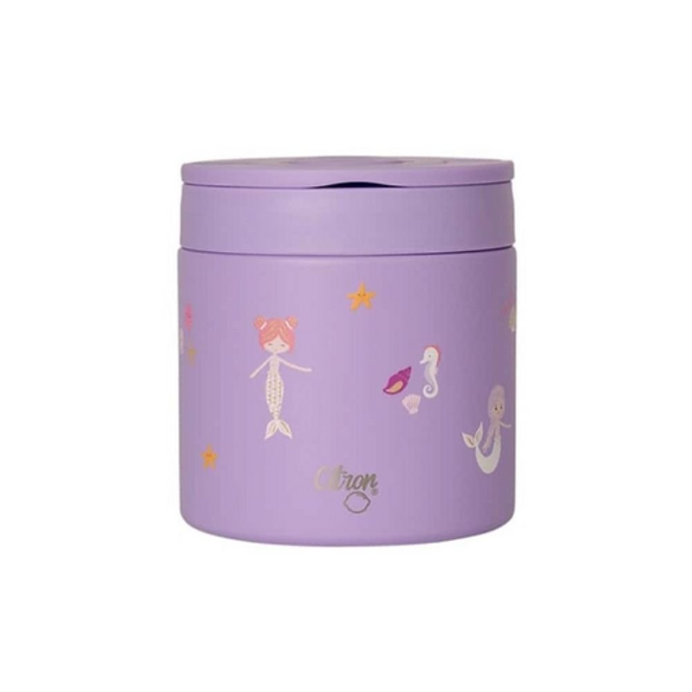 Citron Insulated Food Jar 350ml / Θερμός Φαγητού 350ml – Mermaid - Image 3