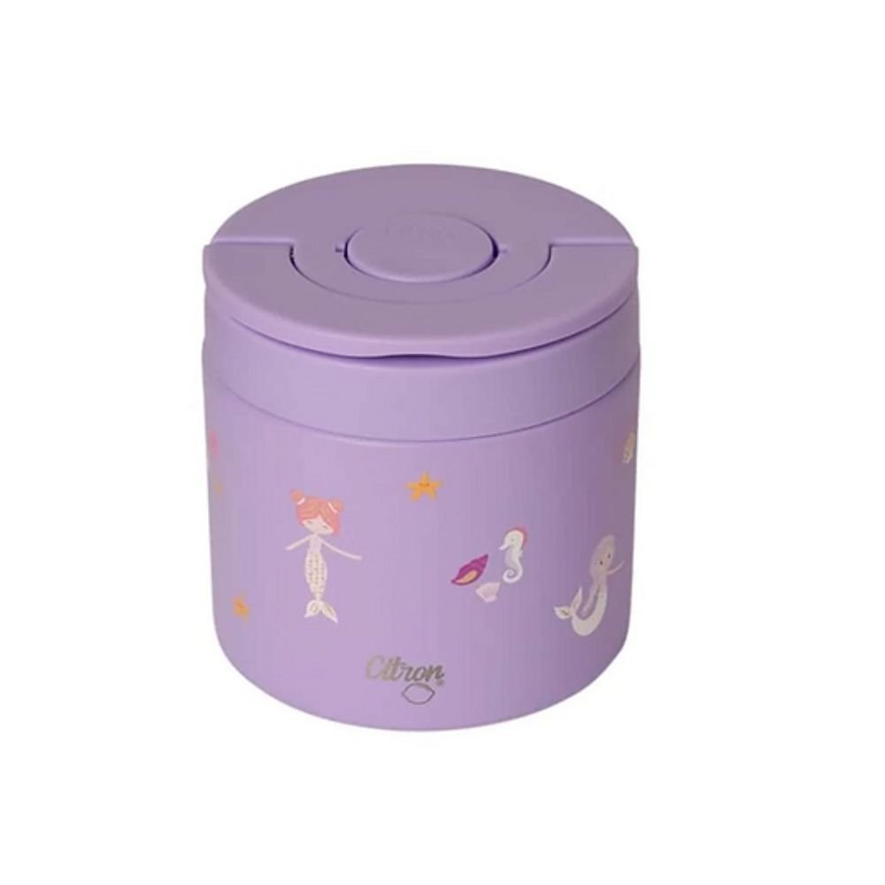 Ollie bebe CITRON Insulated Food Jar 350ml - Mermaid