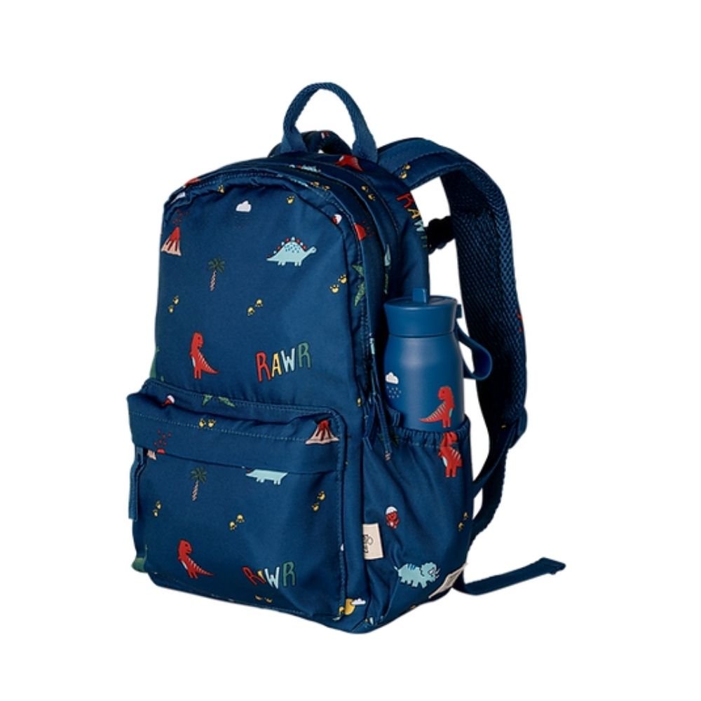 Citron Backpack / Τσάντα Πλάτης 24 × 33 – Blue Dino - Image 2