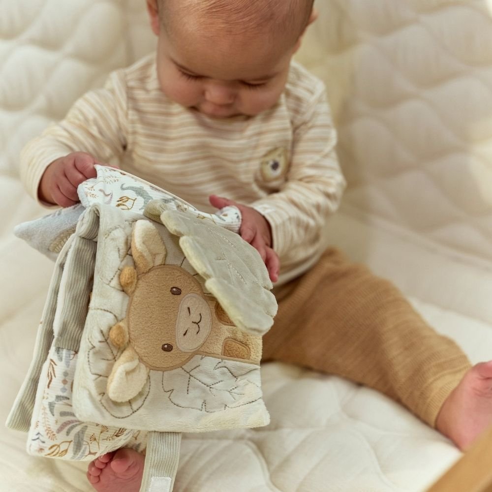 LITTLE DUTCH. Υφασμάτινο βιβλιαράκι δραστηριοτήτων μικρό Safari Friends - Image 3