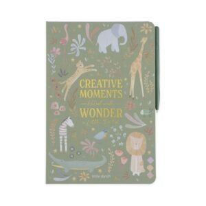 Ollie bebe LITTLE DUTCH. Tablet ζωγραφικής Safari Friends (πράσινο)
