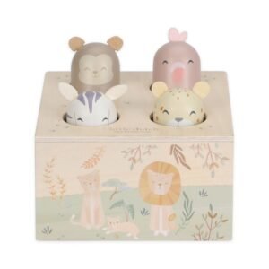 Ollie bebe LITTLE DUTCH. Εκπαιδευτικό παιχνίδι pop-up Safari Friends FSC