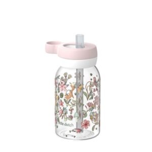 Ollie bebe LITTLE DUTCH. Μπουκάλι με καλαμάκι campus 450 ml - Fairy Wonders