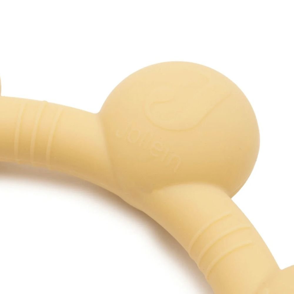 Jollein. Teething Ring Silicone / Μασητικό Δαχτυλίδι Σιλικόνης – Sun – Vanilla - Image 3