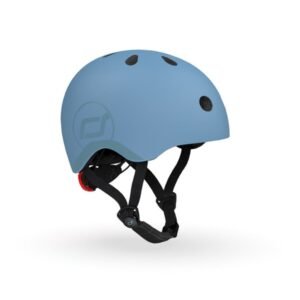 Ollie bebe Scoot and ride Reflective Helmet / Κράνος S-M steel